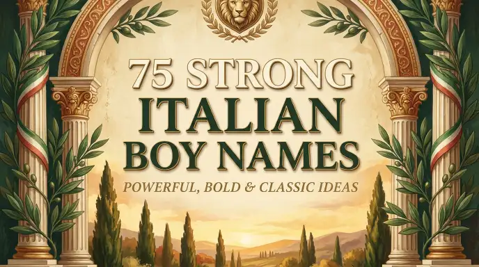 75 Strong Italian Boy Names
