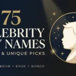 Celebrity boy names