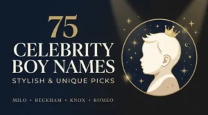 Celebrity boy names